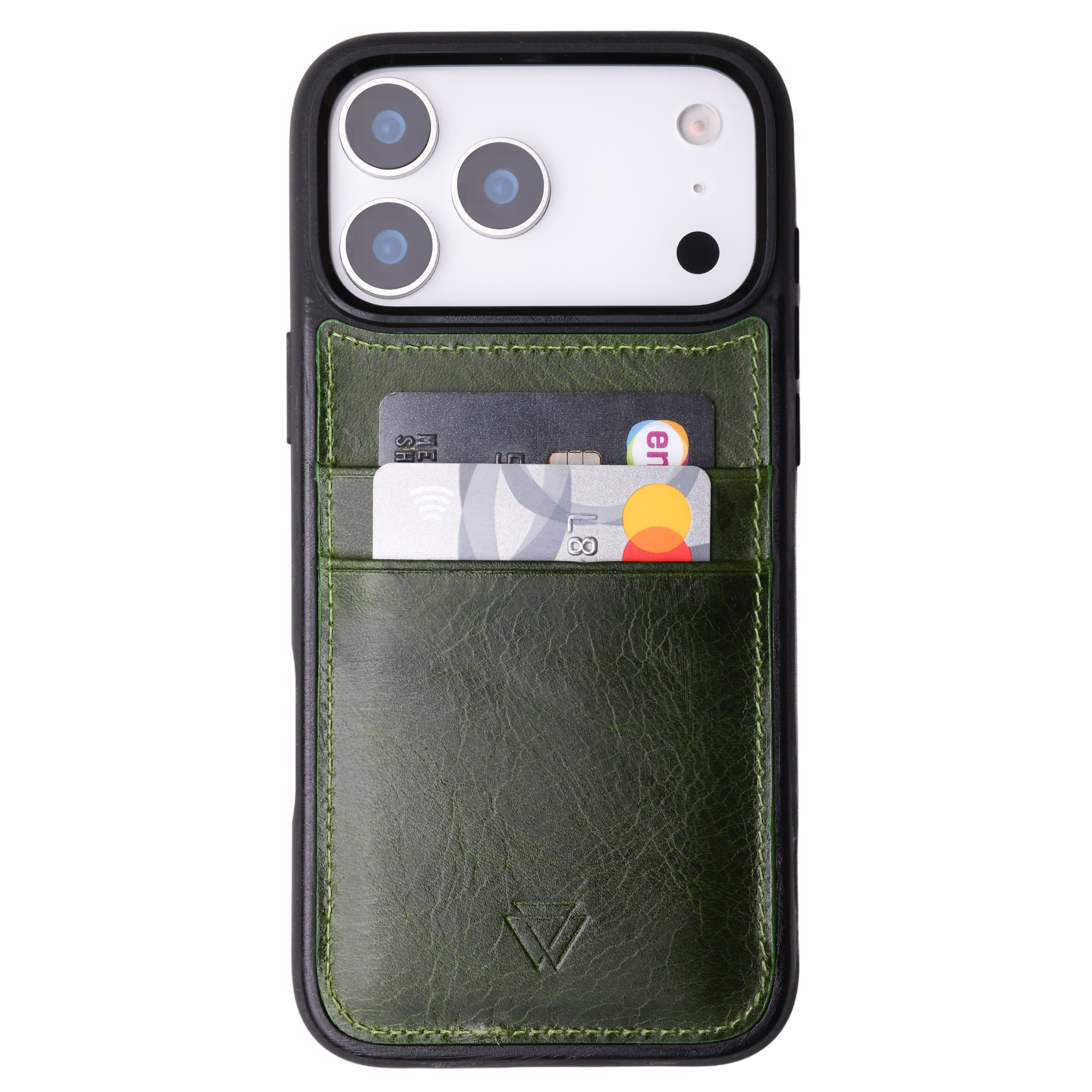 Back Cover C.C Handmade Full-Grain Leather iPhone Case