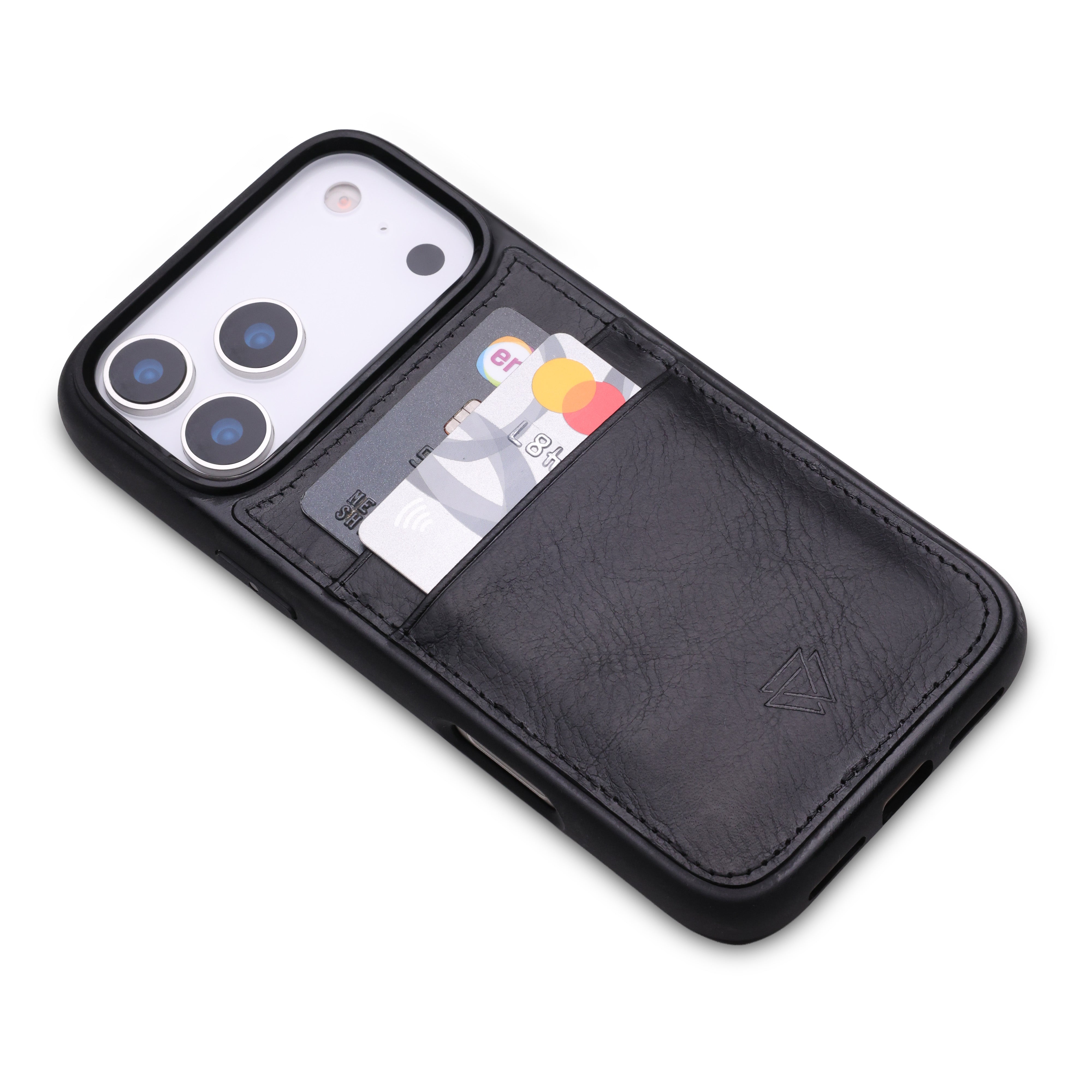 Back Cover C.C Handmade Full-Grain Leather iPhone Case