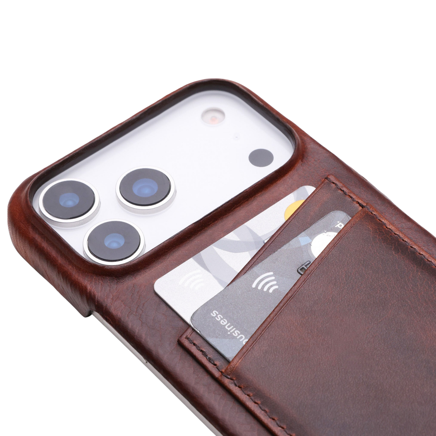 Full Wrap C.C | Handcrafted Full-Grain Leather Case for iPhone