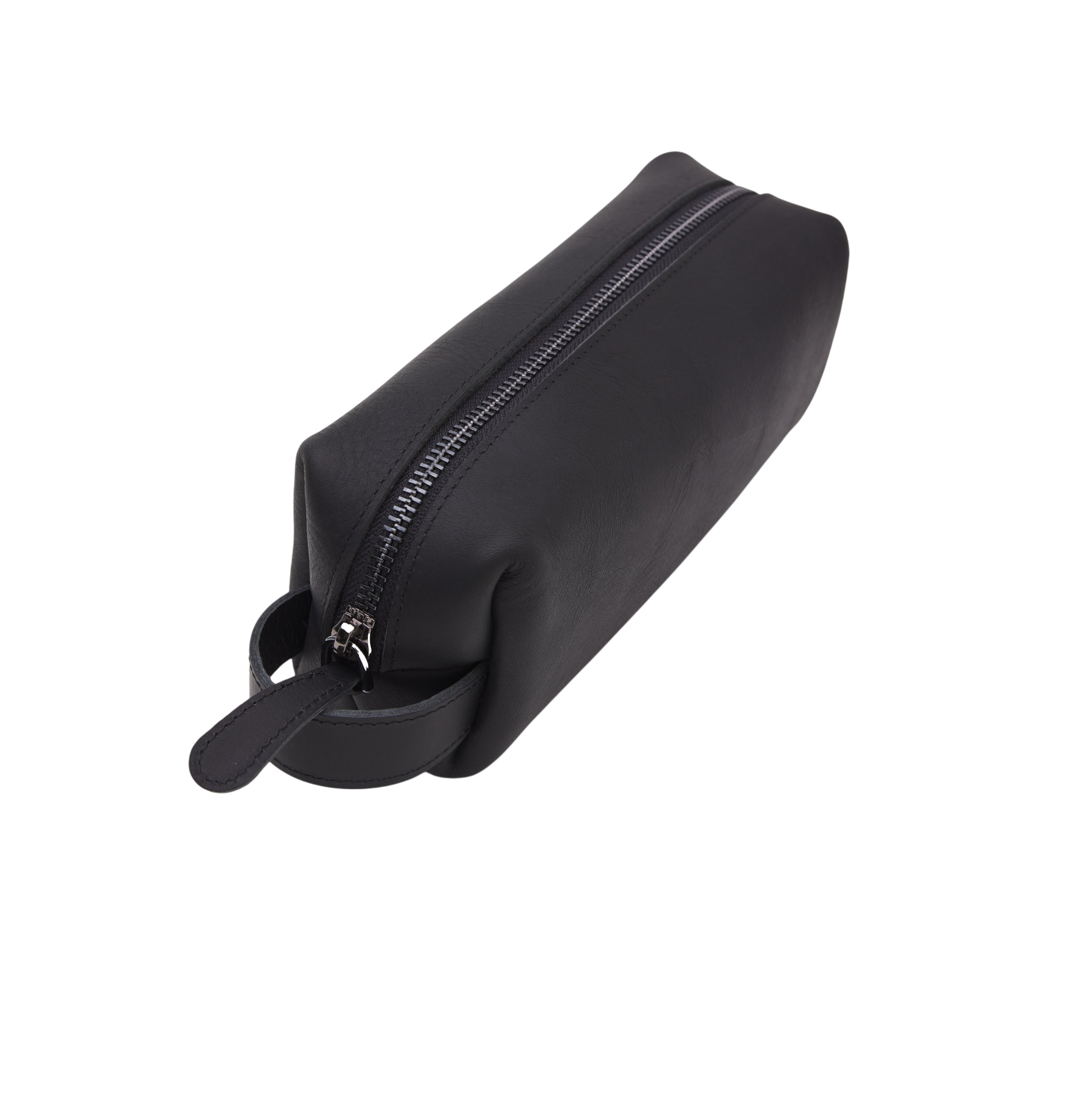 Small Leather Washbag | Handcrafted Premium Full-Grain Leather