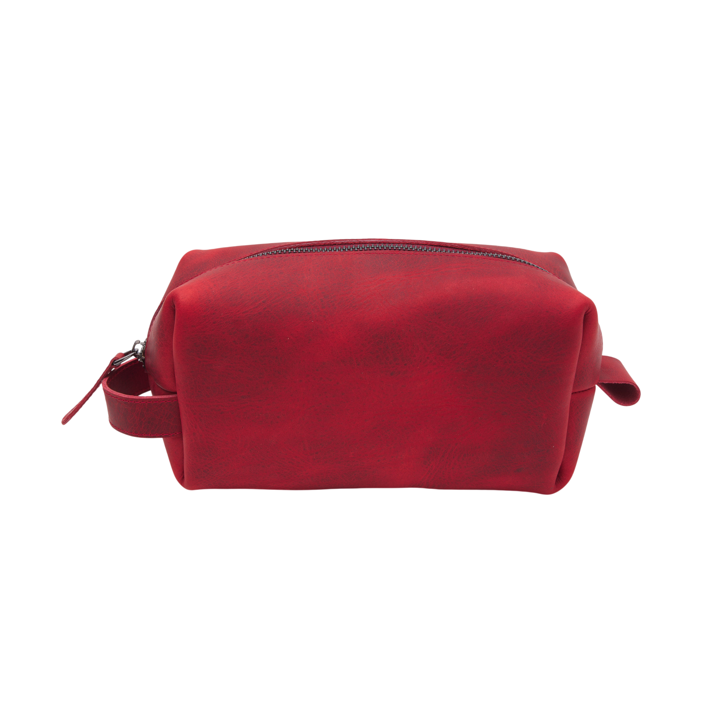 Middle Leather Washbag | Handcrafted Premium Full-Grain Leather
