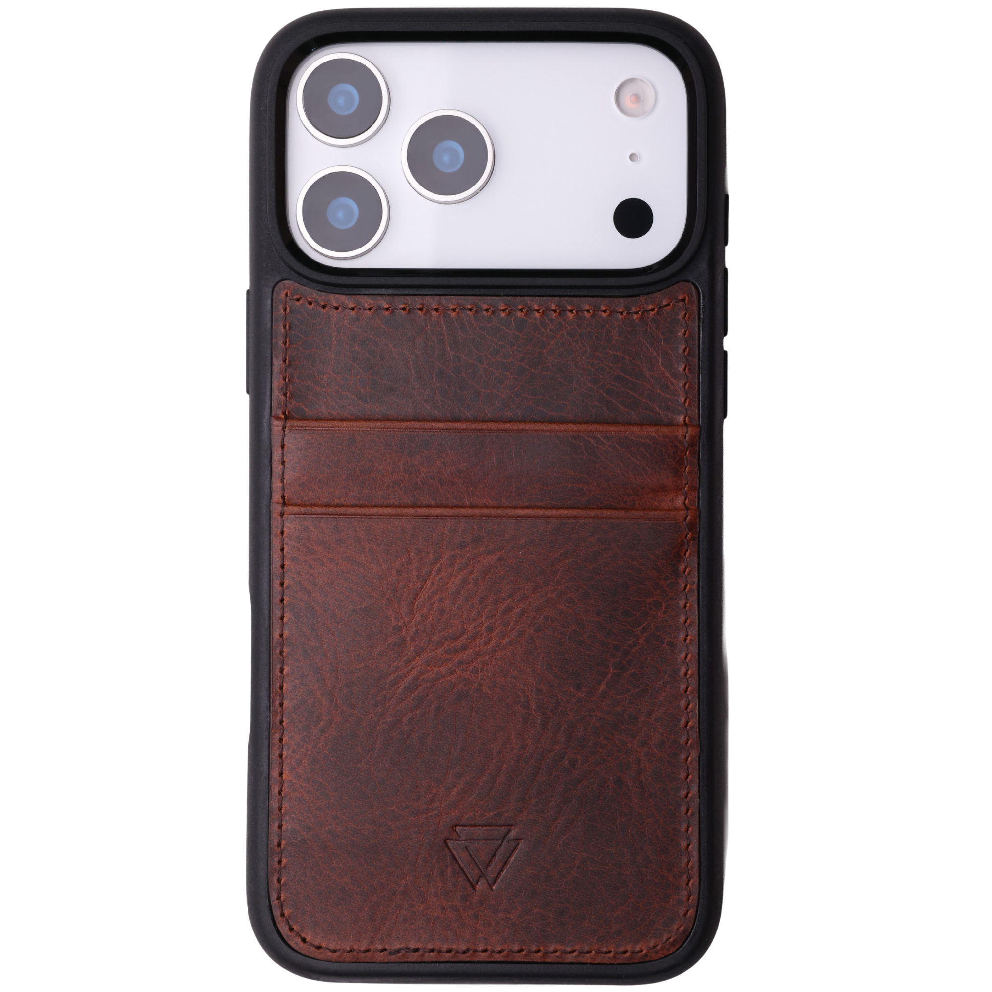 Back Cover C.C Handmade Full-Grain Leather iPhone Case
