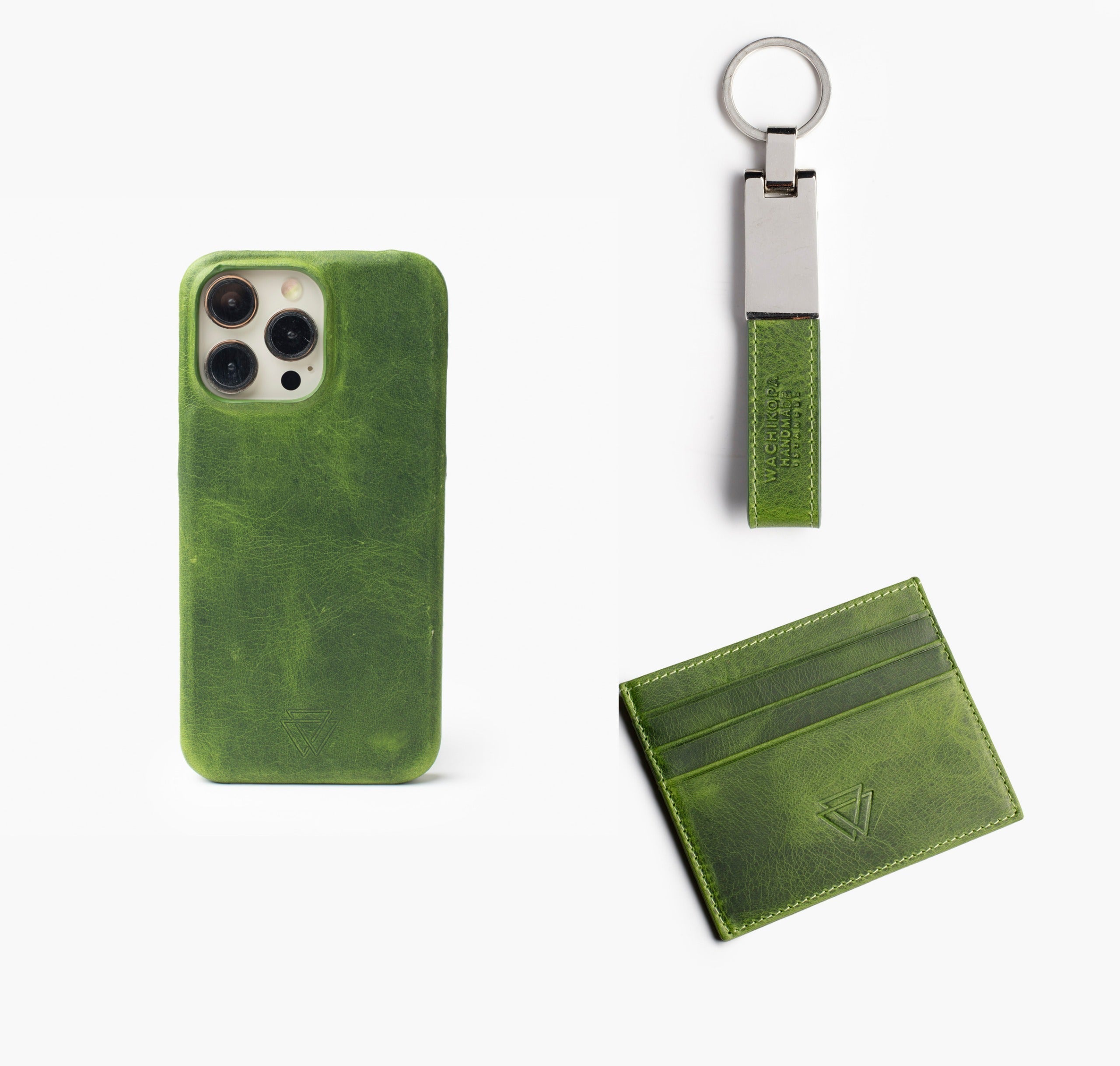 Klasik Deri Hediye Seti - Full Wrap Magsafe