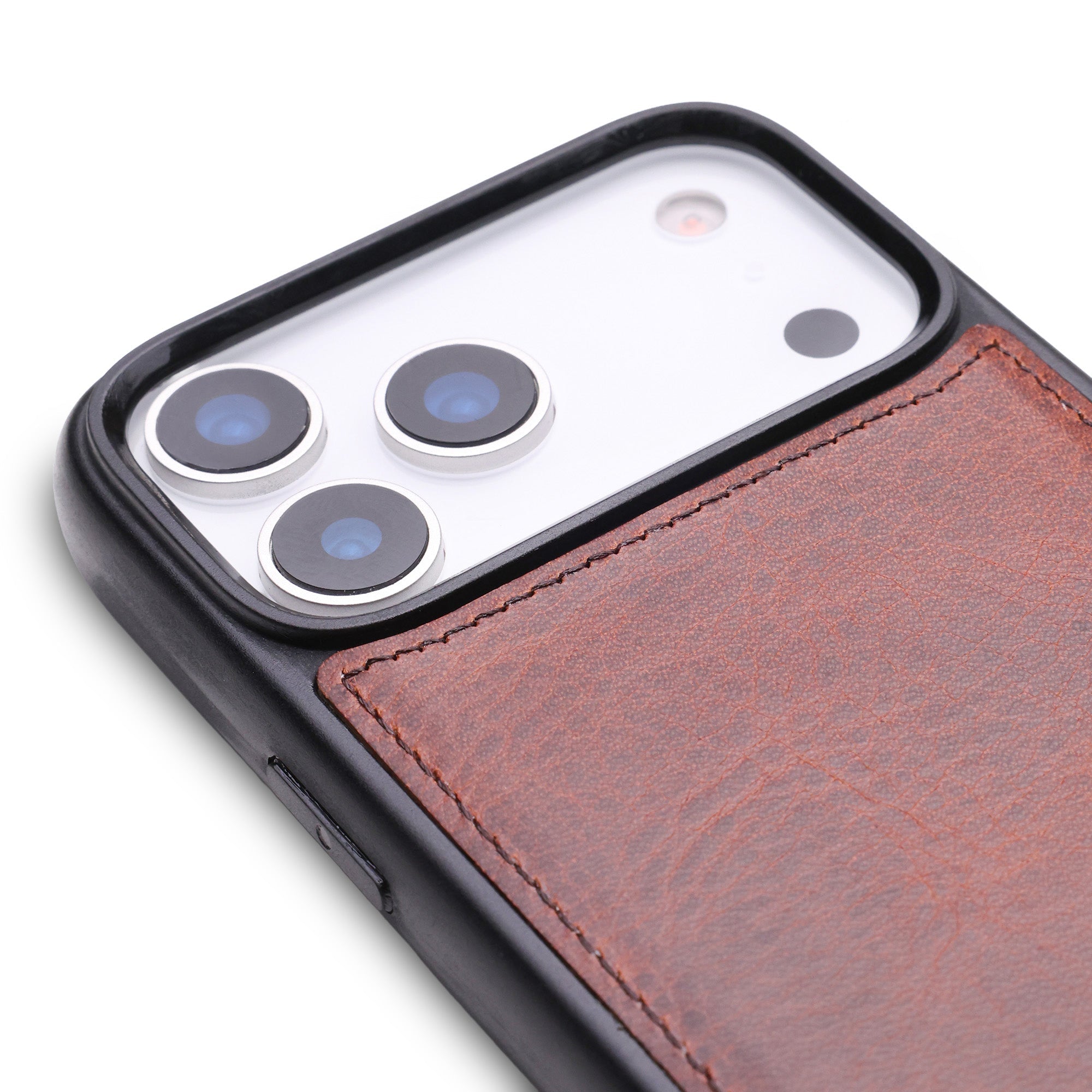 Back Cover Handmade Full-Grain Leather iPhone Case
