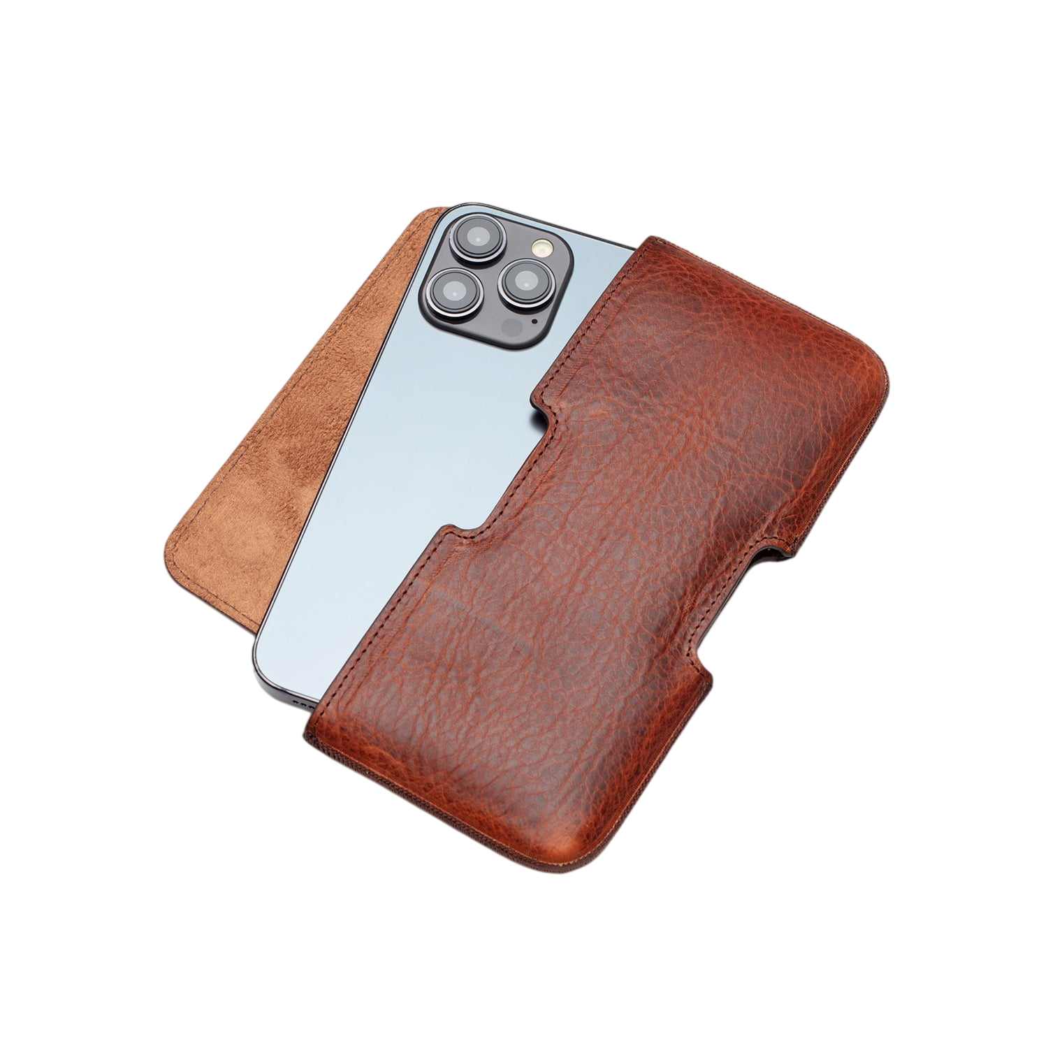 Belt Holster | Handcrafted Full-Grain Leather Case for iPhone