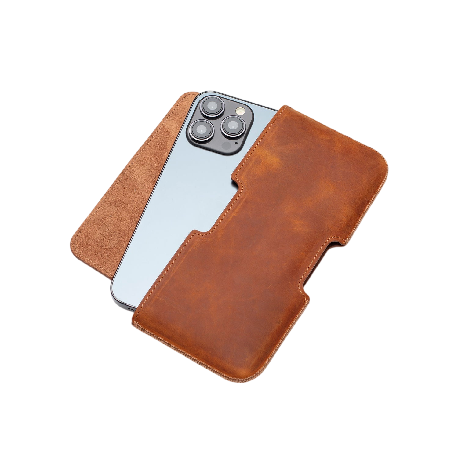 Belt Holster | Handcrafted Full-Grain Leather Case for iPhone