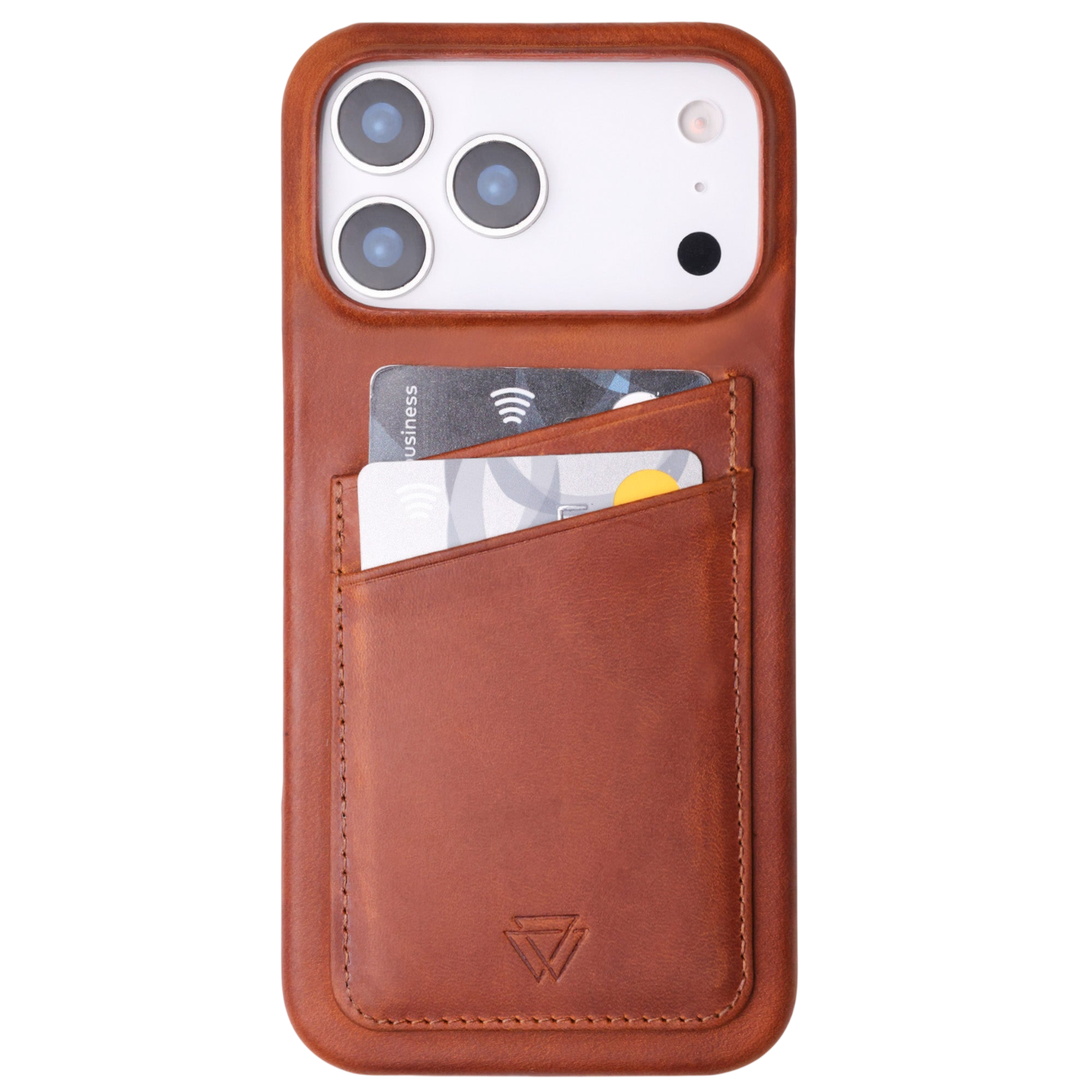 Full Wrap C.C | Handcrafted Full-Grain Leather Case for iPhone