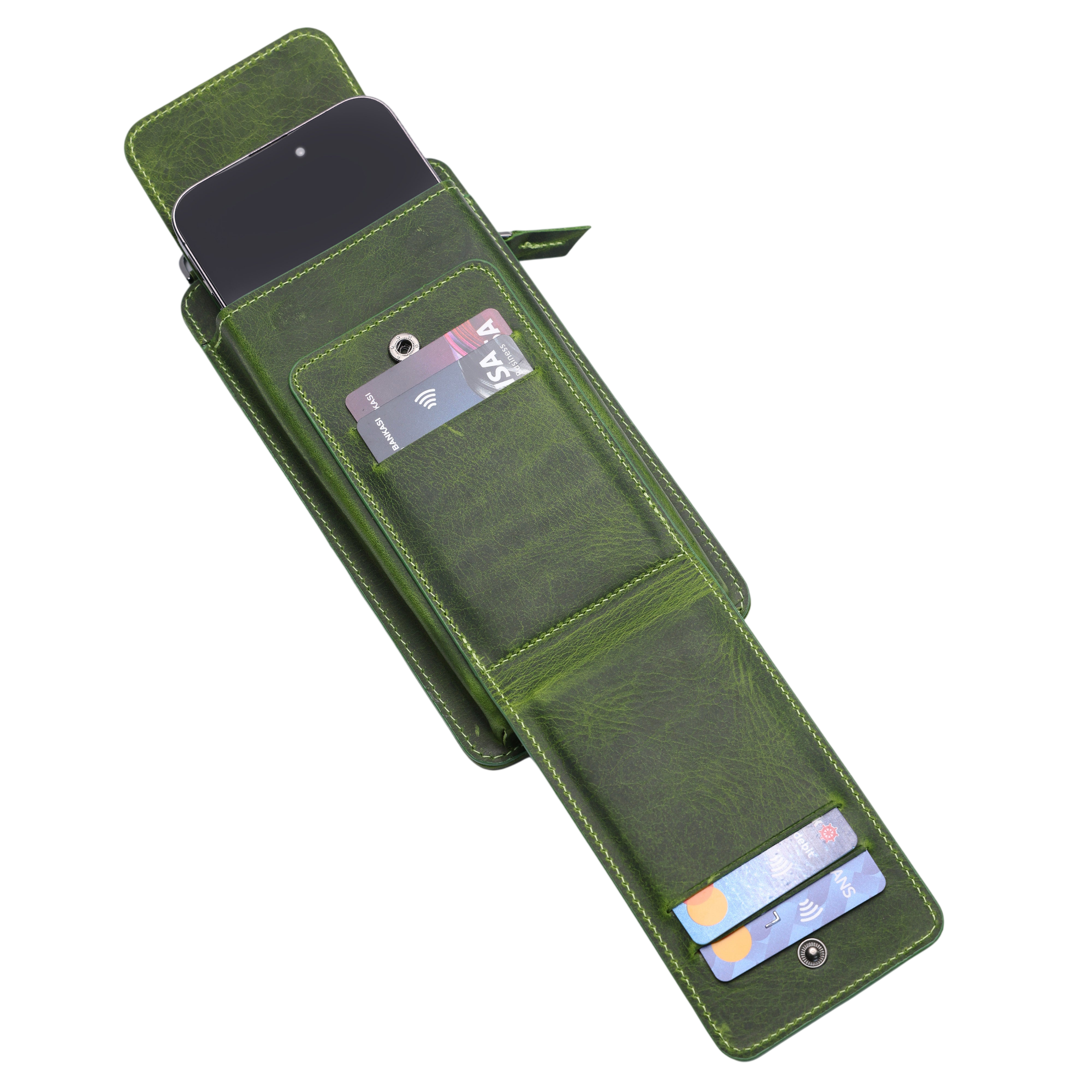 Neck Strap | Handcrafted Premium Full-Grain Leather Case for iPhone