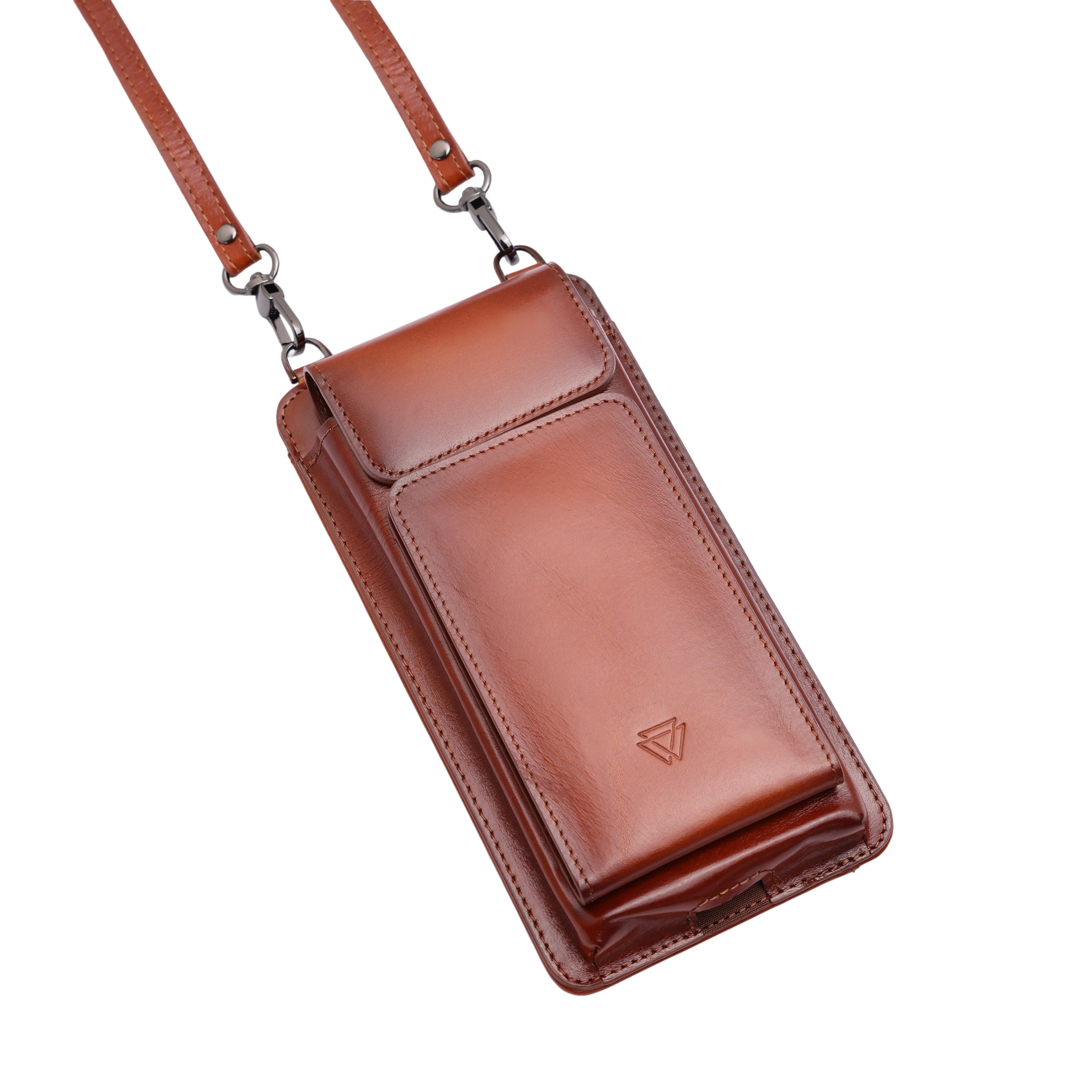 Neck Strap | Handcrafted Premium Full-Grain Leather Case for iPhone