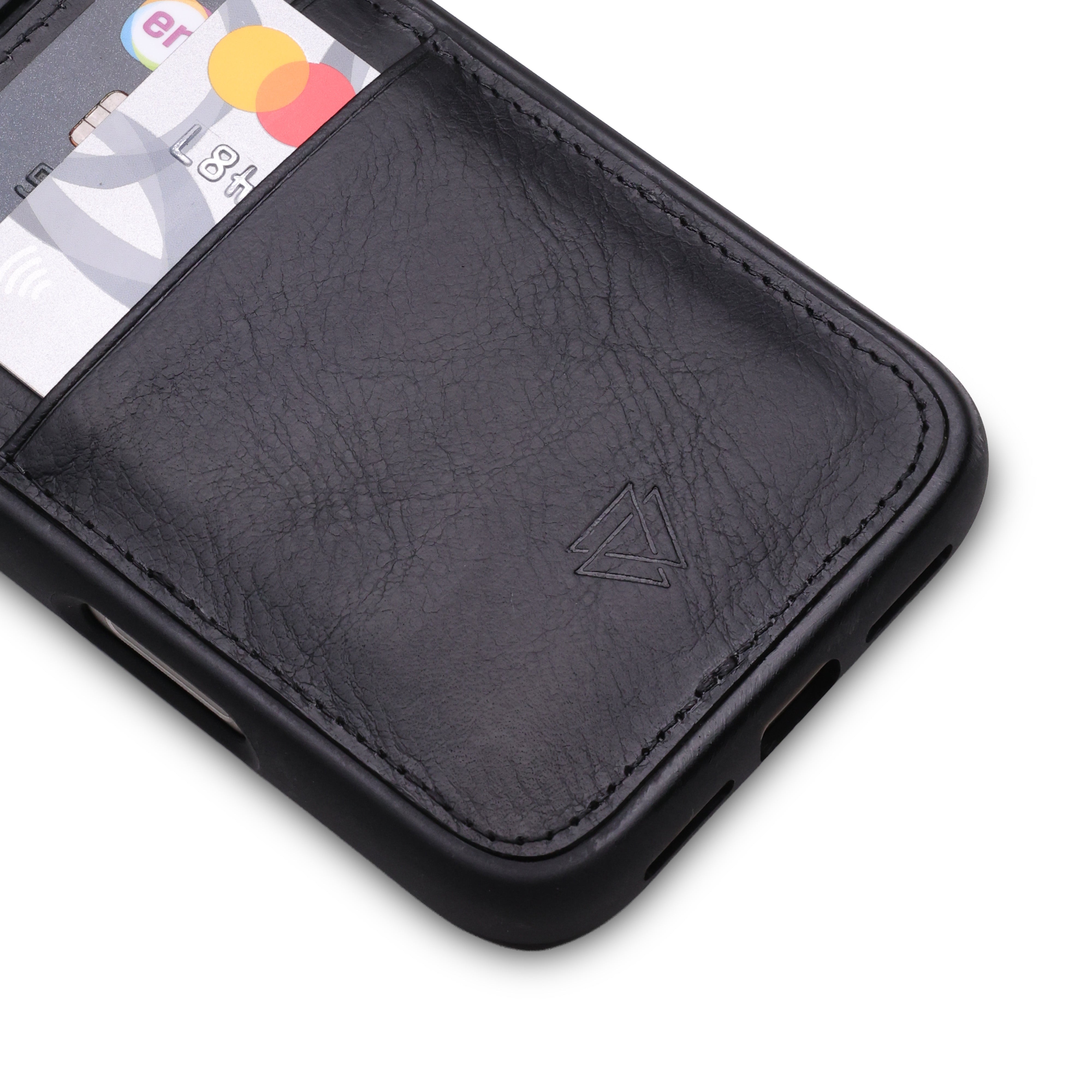 Back Cover C.C Handmade Full-Grain Leather iPhone Case