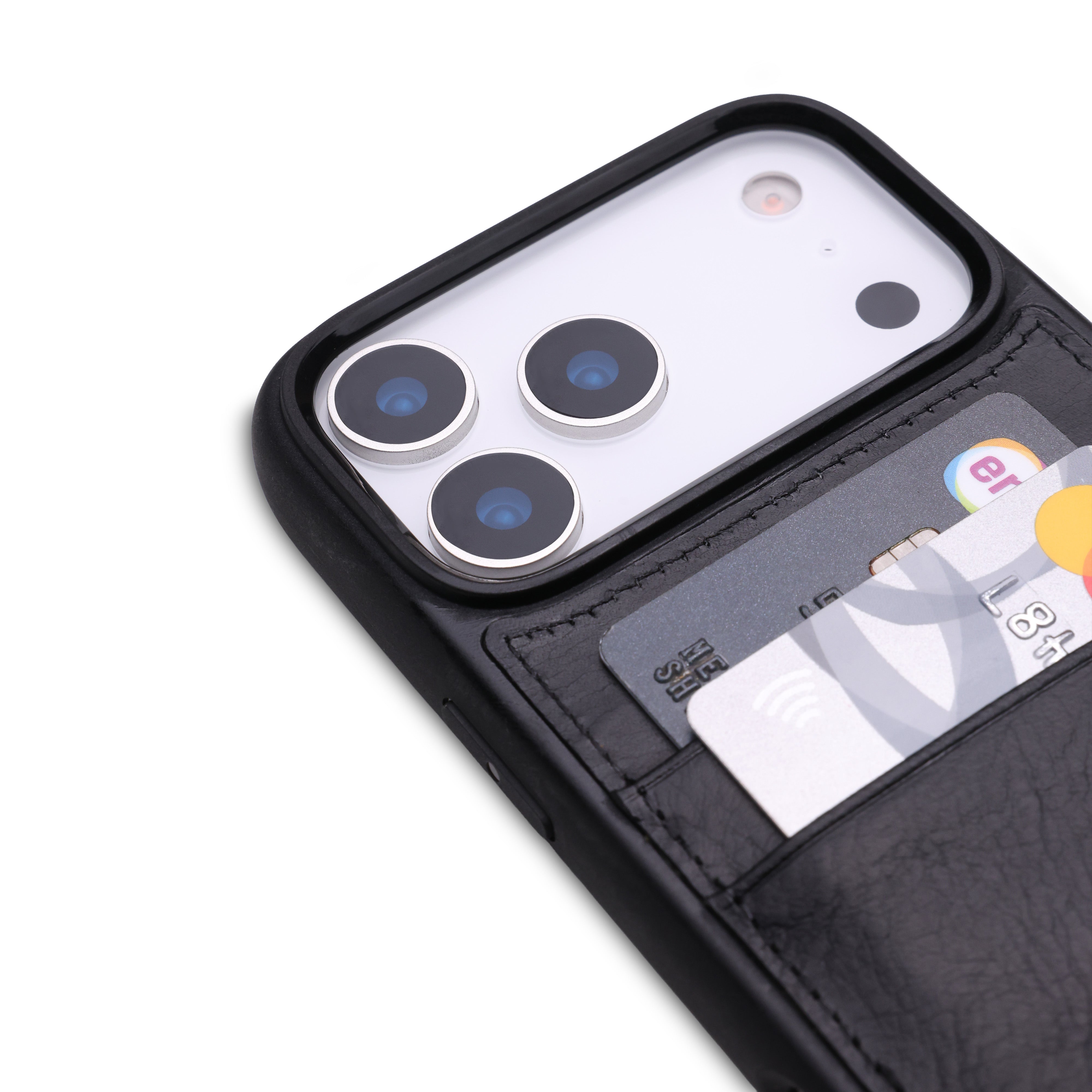 Back Cover C.C Handmade Full-Grain Leather iPhone Case