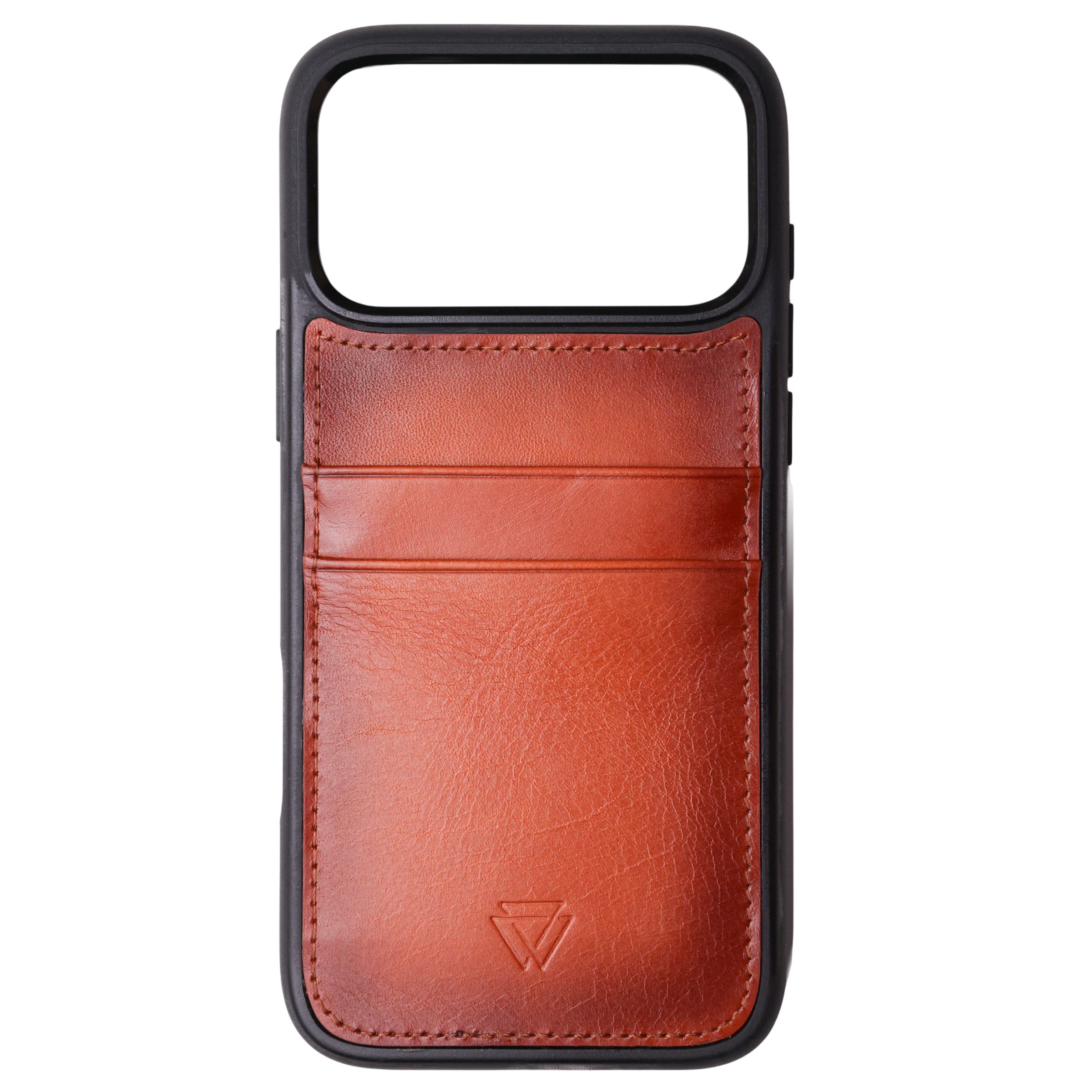 Back Cover C.C Handmade Full-Grain Leather iPhone Case