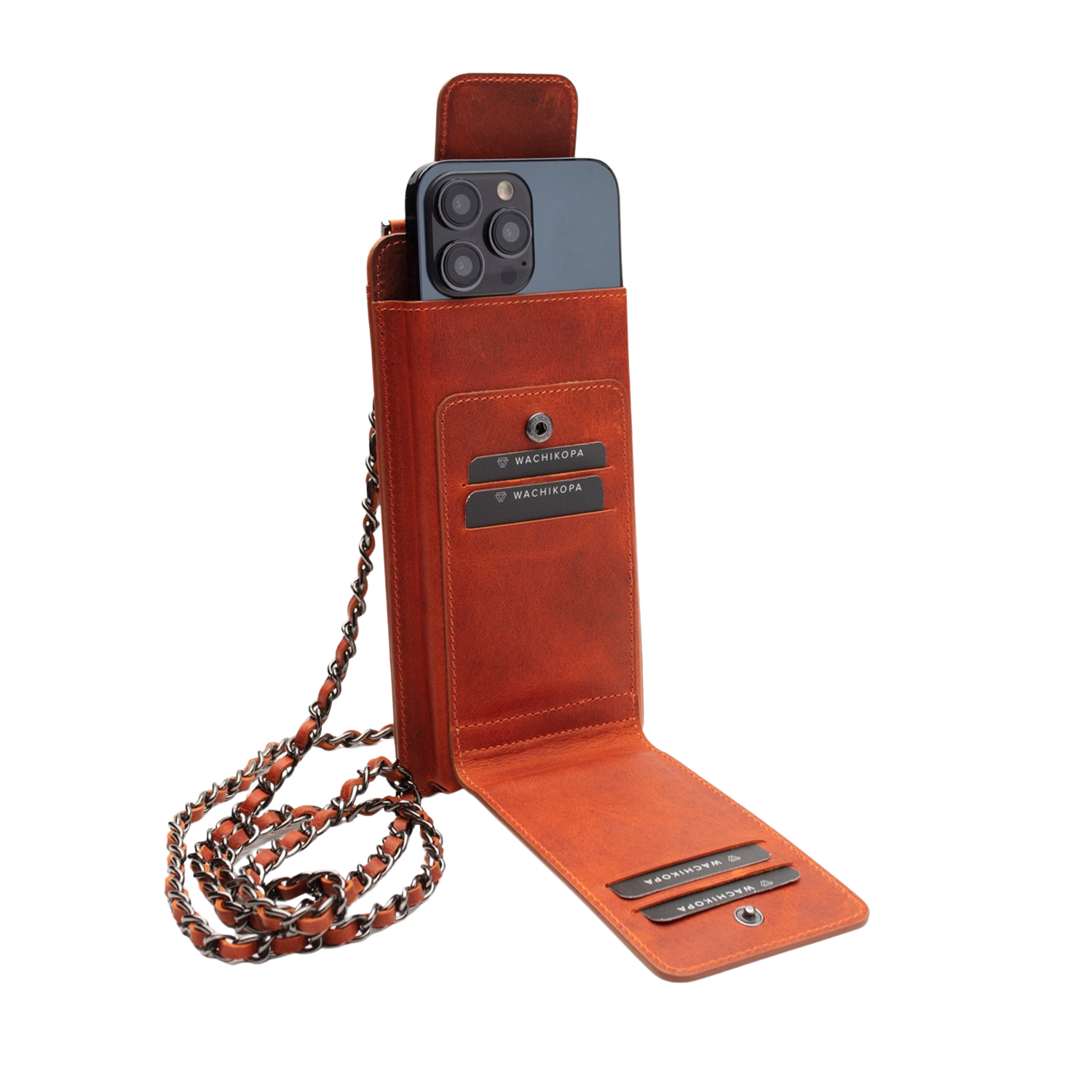 Neck Strap Wallet Phone Case