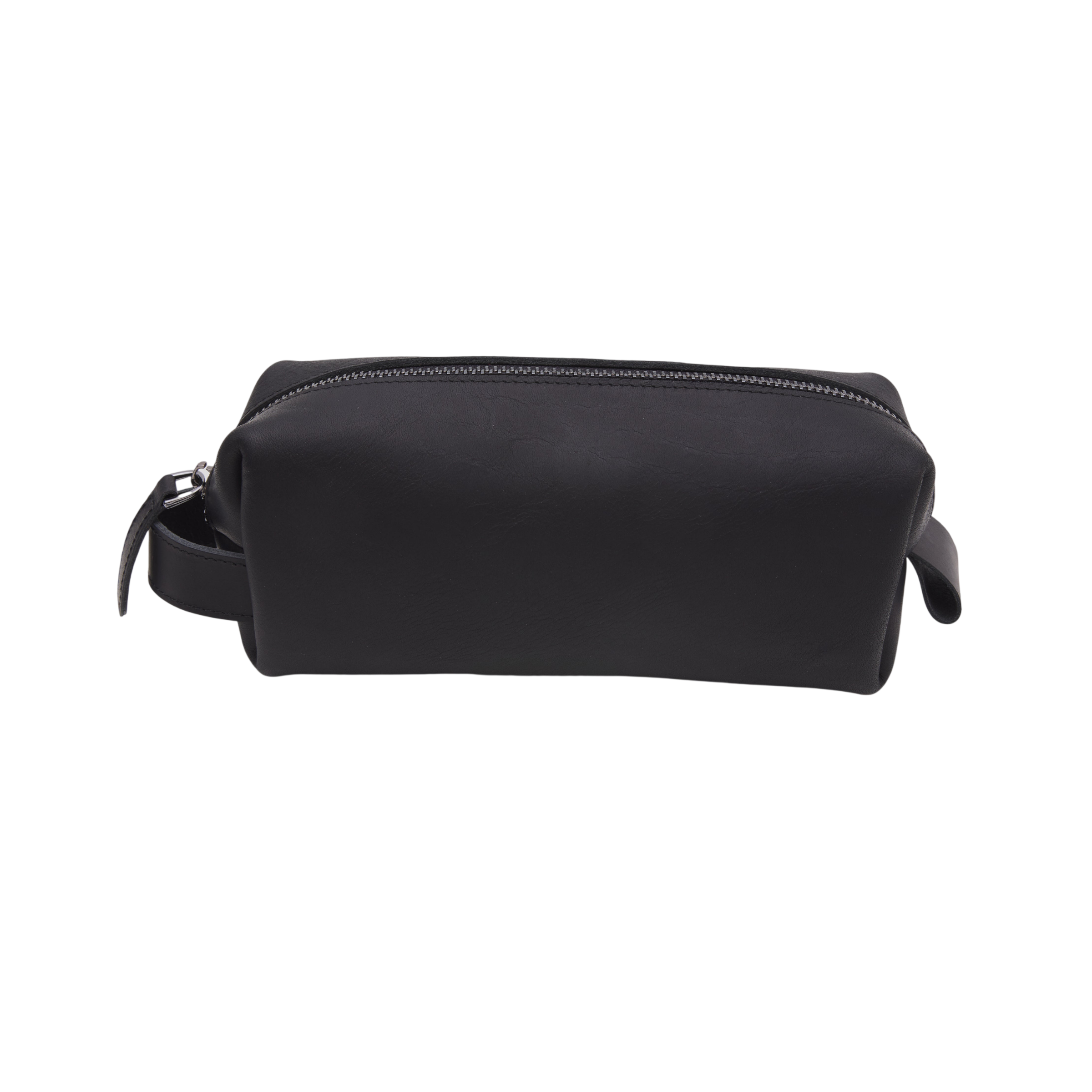 Small Leather Washbag | Handcrafted Premium Full-Grain Leather
