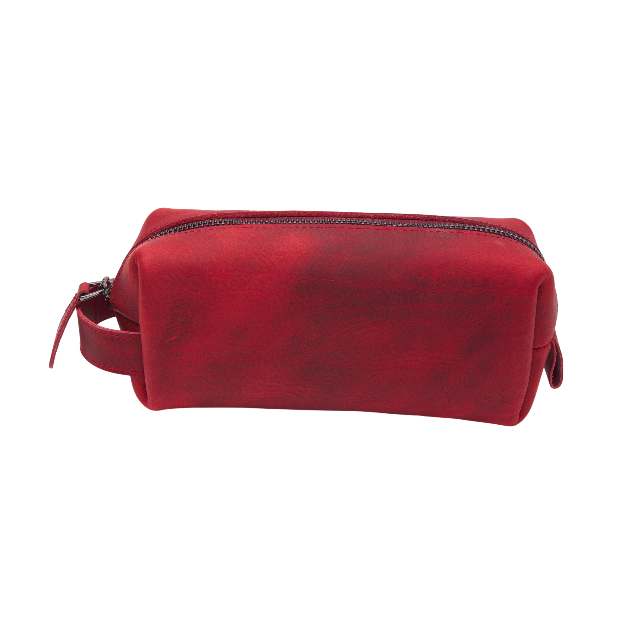 Small Leather Washbag | Handcrafted Premium Full-Grain Leather