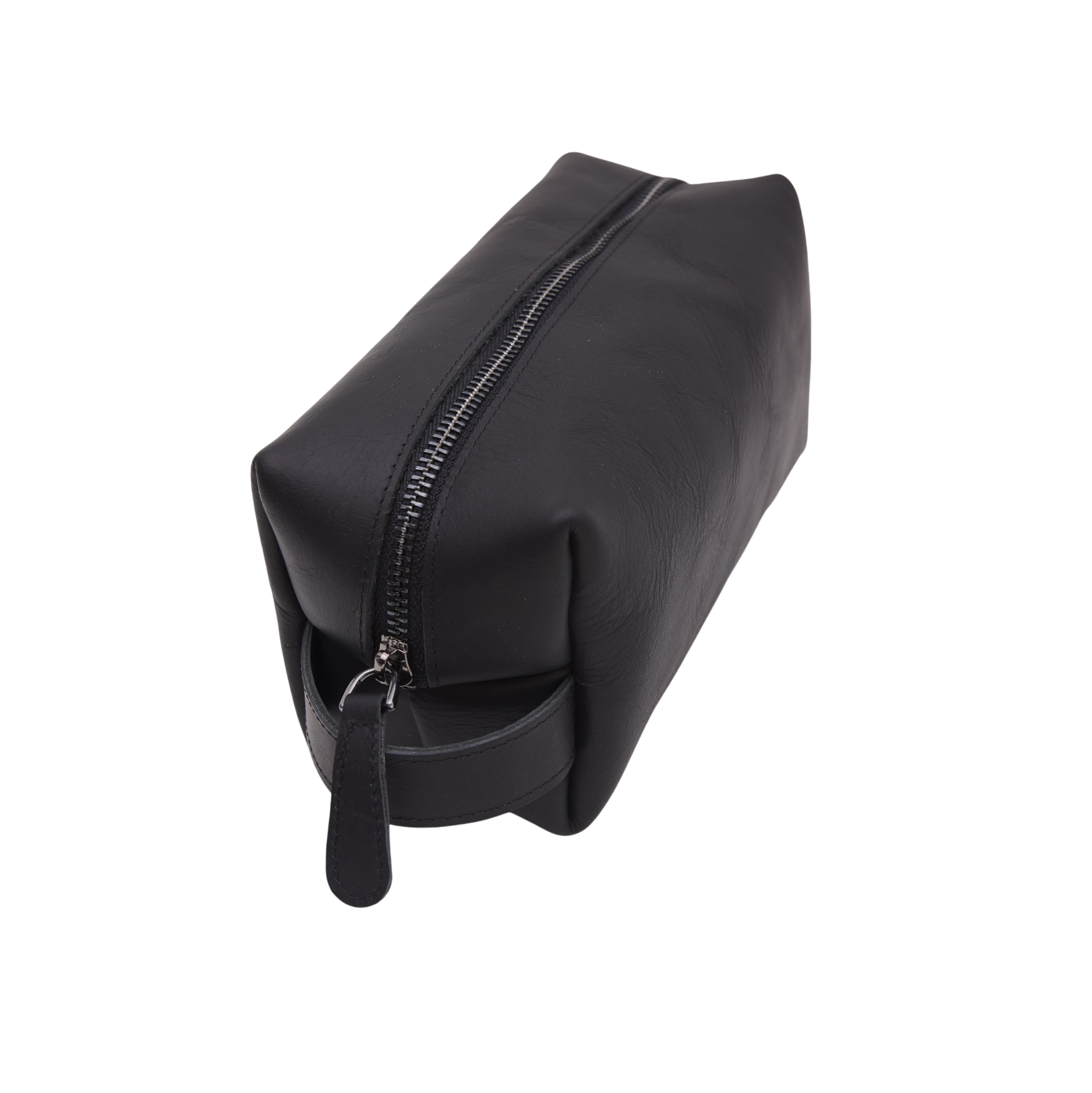 Middle Leather Washbag | Handcrafted Premium Full-Grain Leather