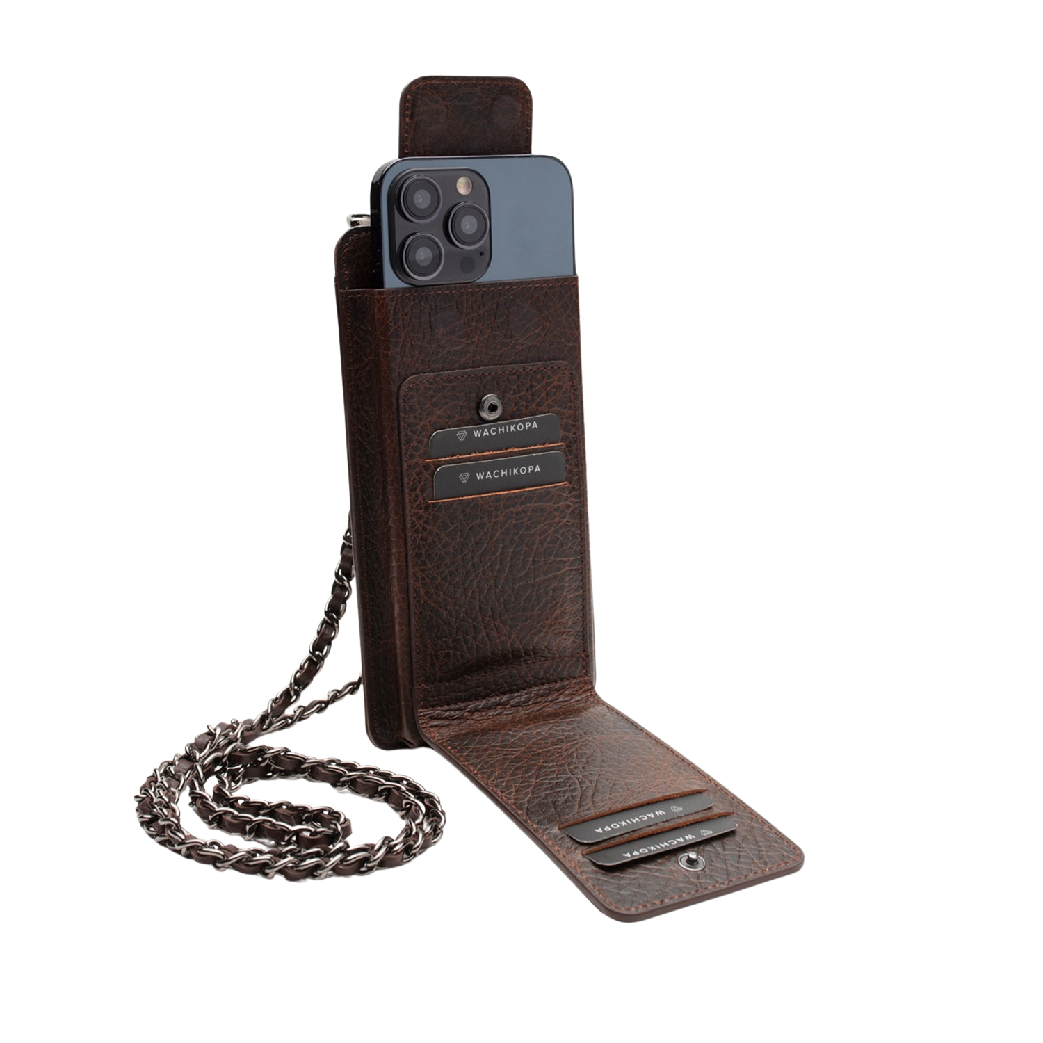 Neck Strap Wallet Phone Case