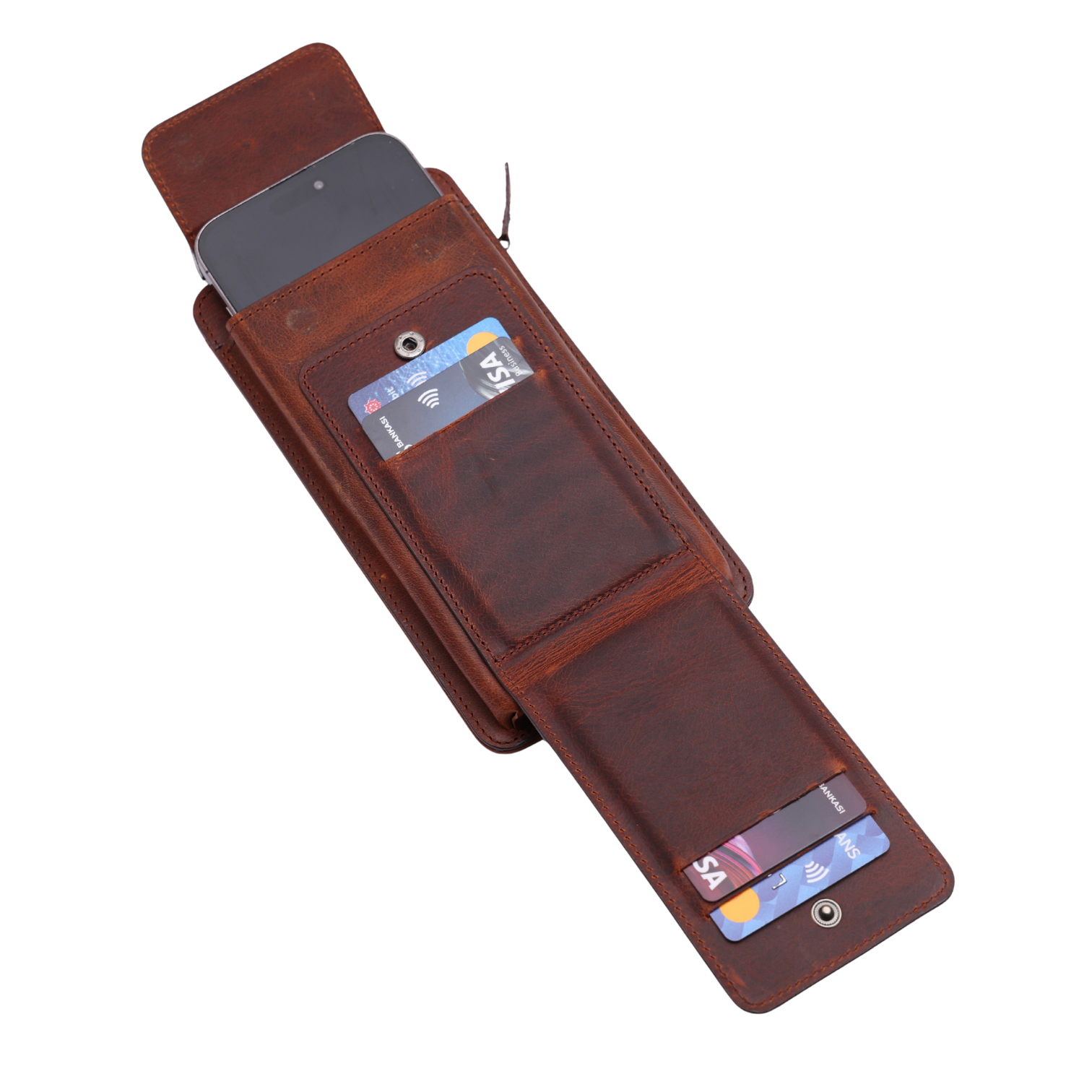 Neck Strap | Handcrafted Premium Full-Grain Leather Case for iPhone