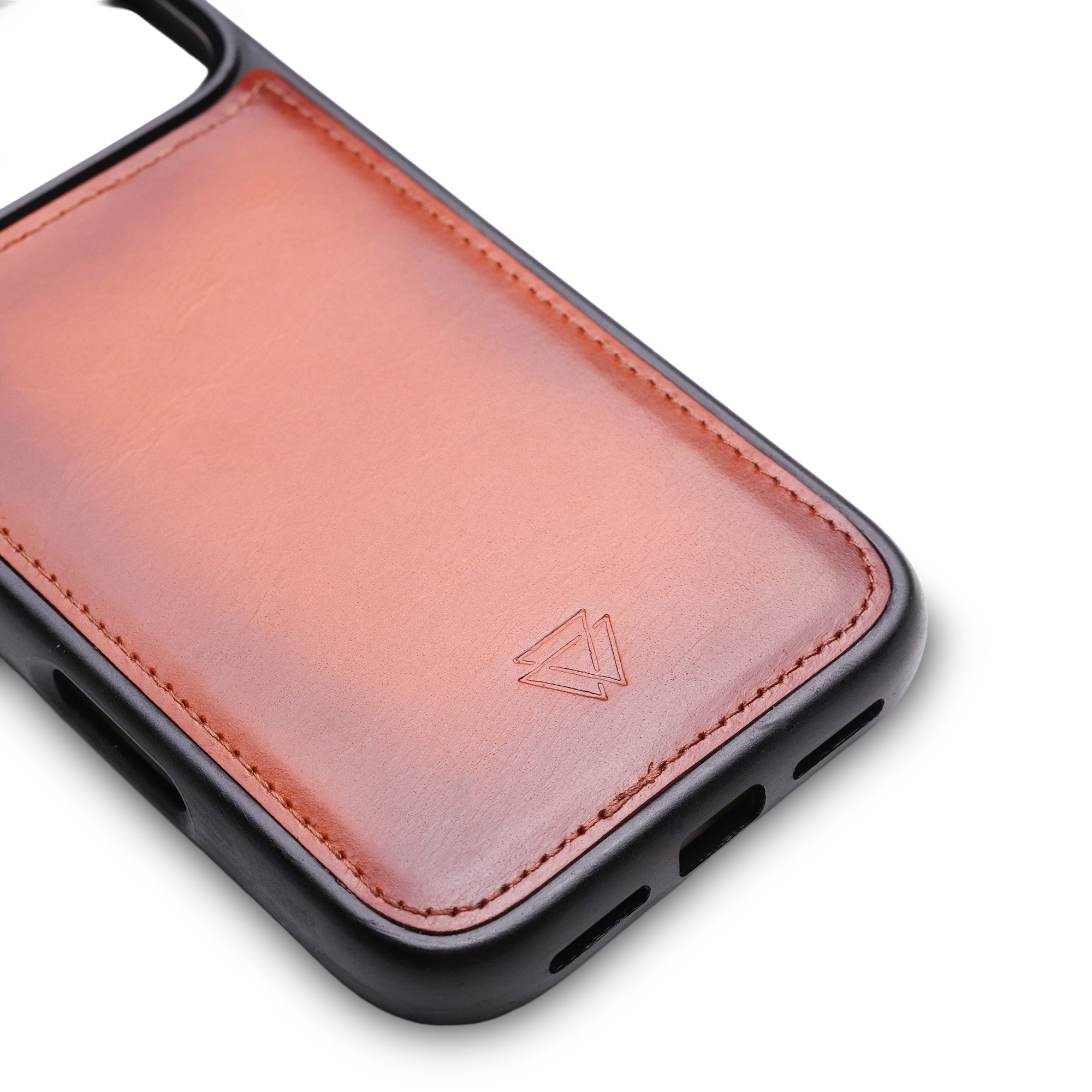 Back Cover Handmade Full-Grain Leather iPhone Case