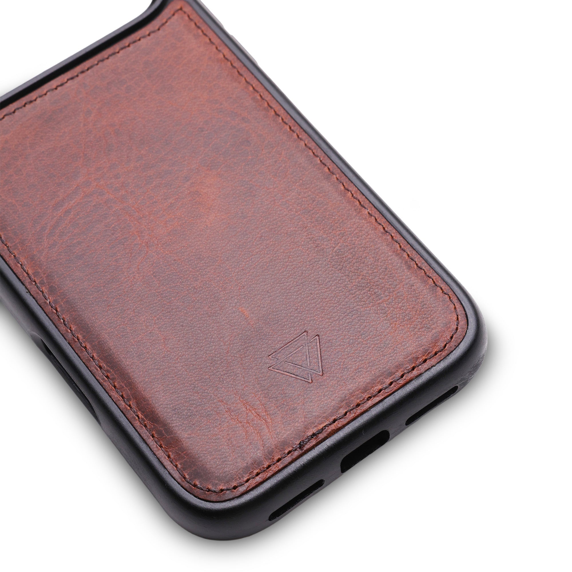 Back Cover Handmade Full-Grain Leather iPhone Case
