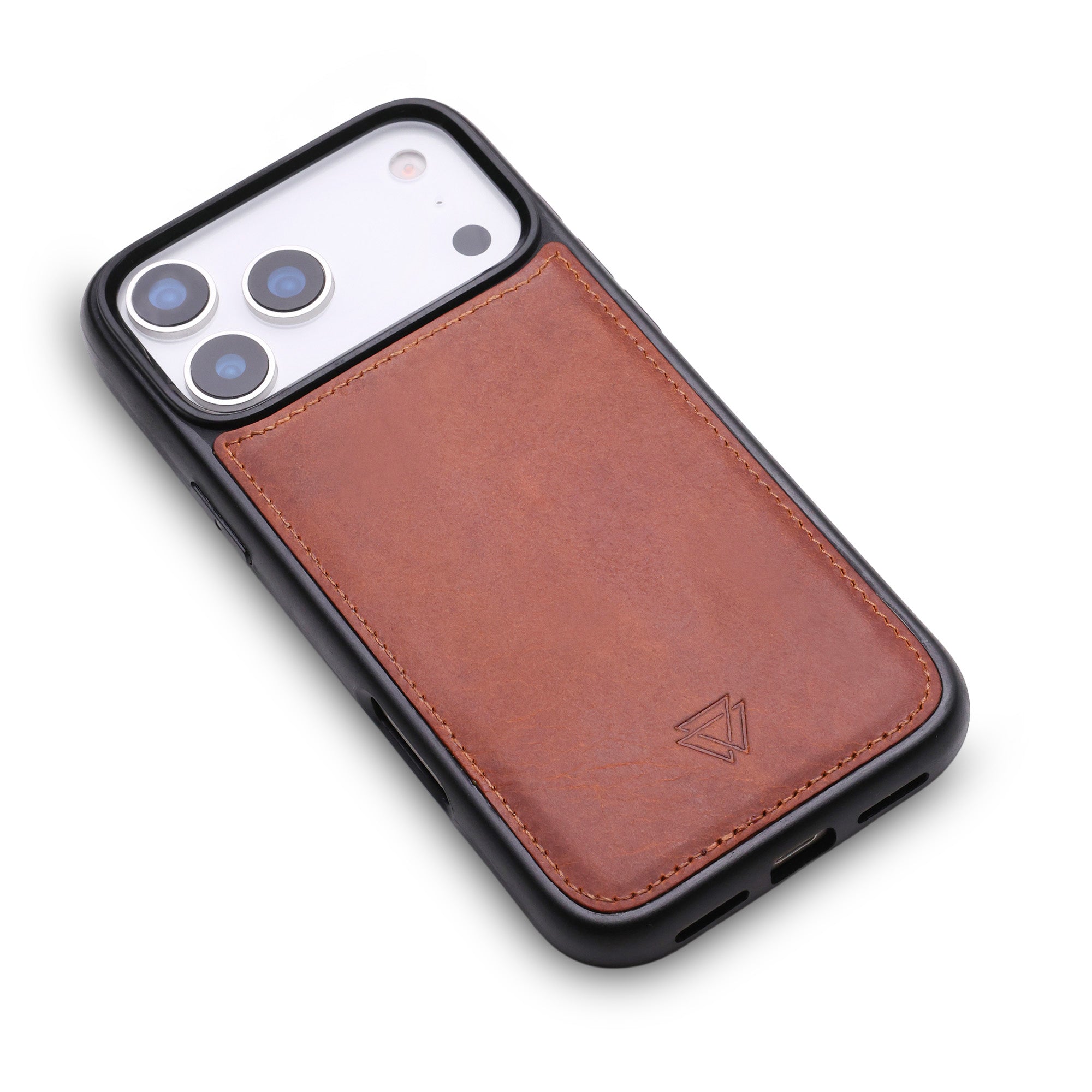 Back Cover Handmade Full-Grain Leather iPhone Case