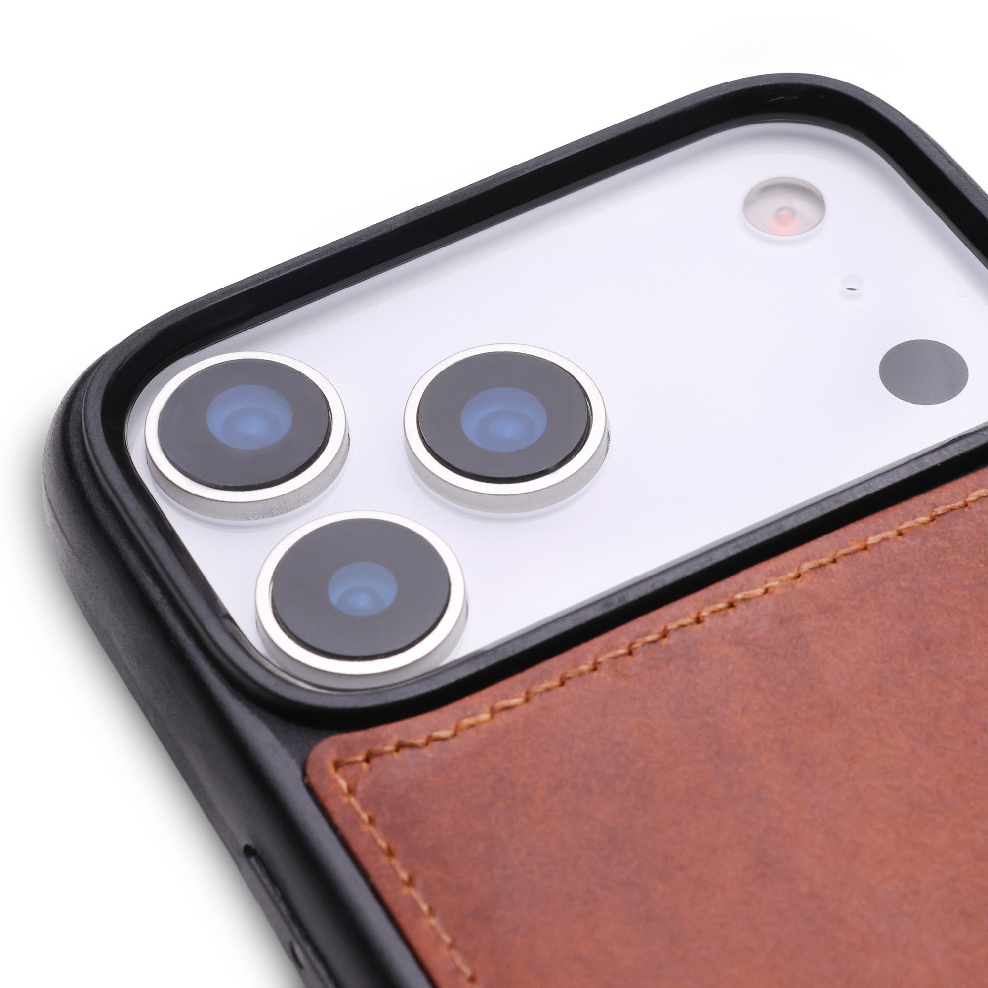 Back Cover Handmade Full-Grain Leather iPhone Case