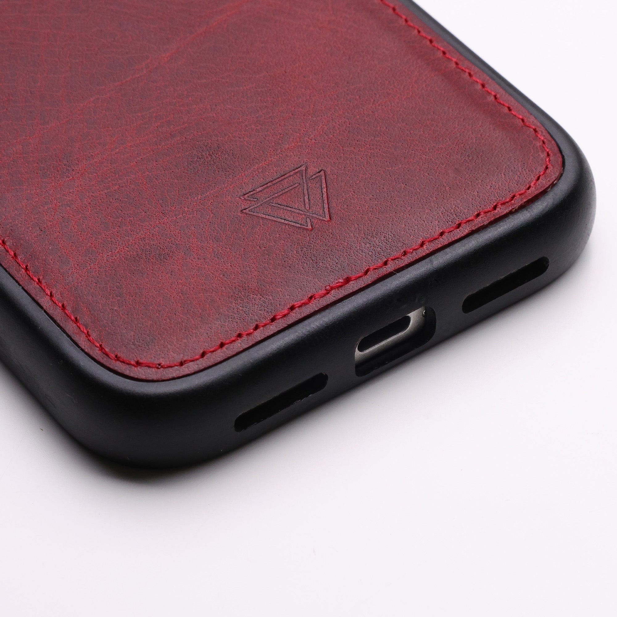 Back Cover Handmade Full-Grain Leather iPhone Case