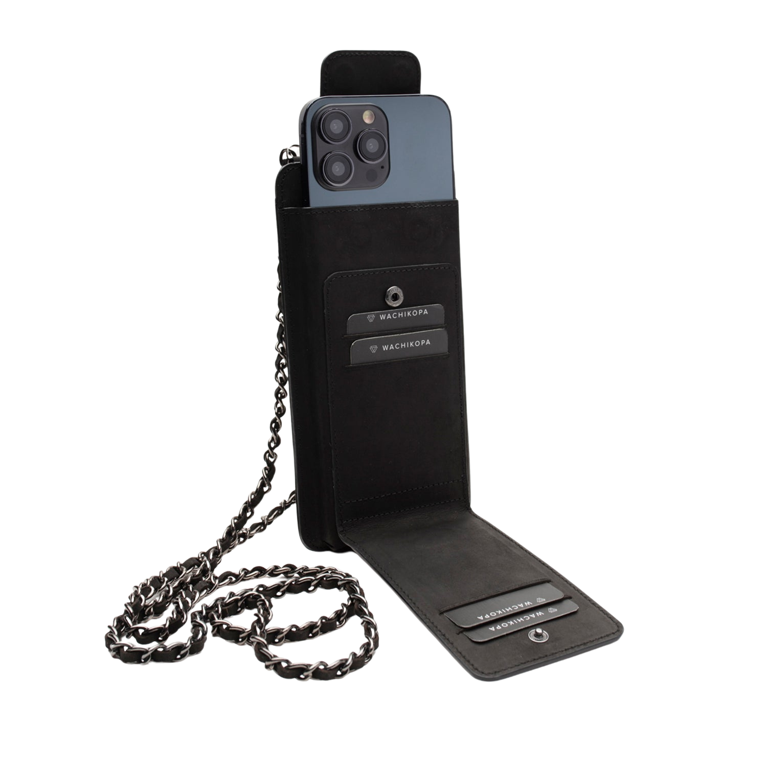 Neck Strap Wallet Phone Case