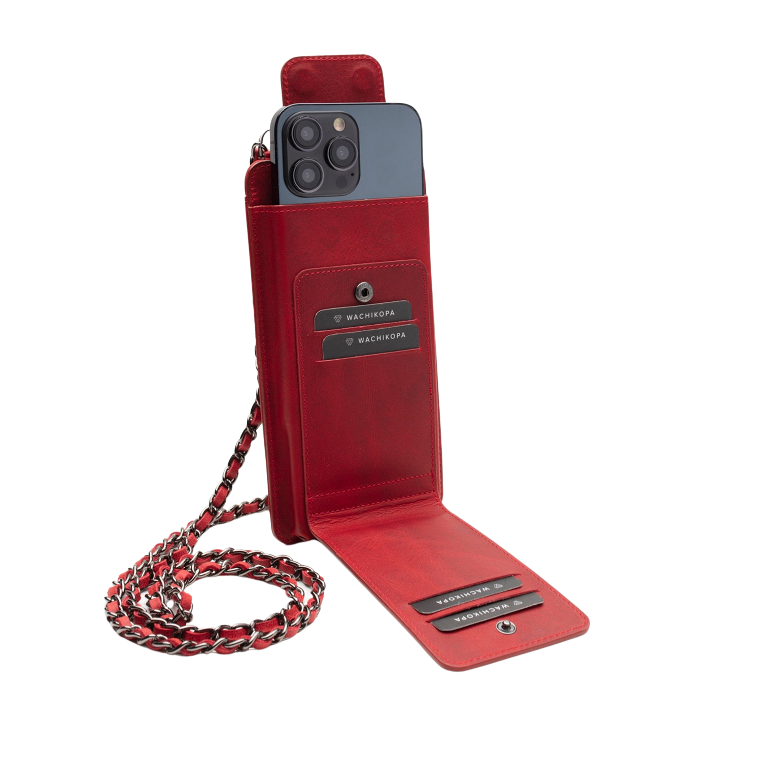 Neck Strap Wallet Phone Case