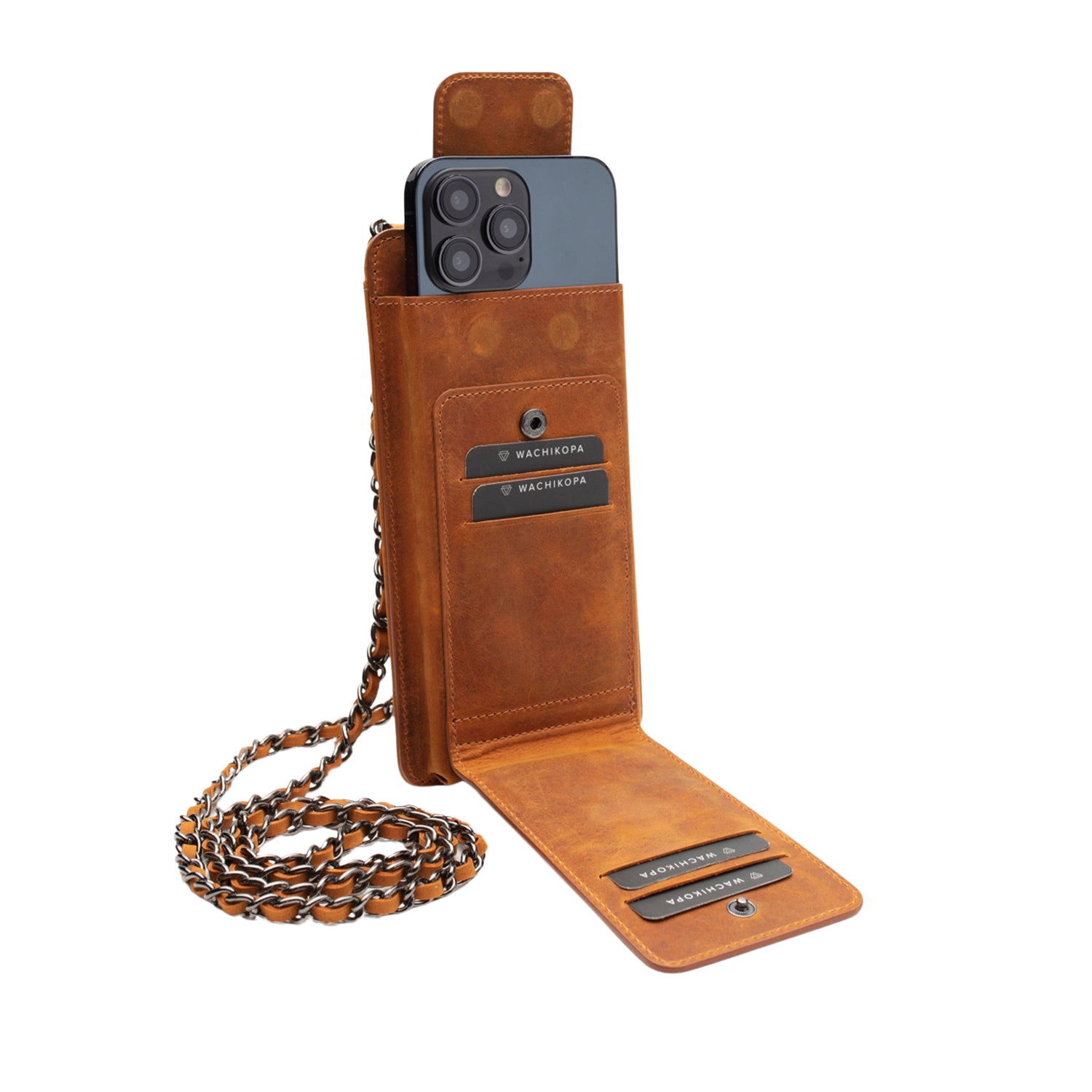Neck Strap Wallet Phone Case