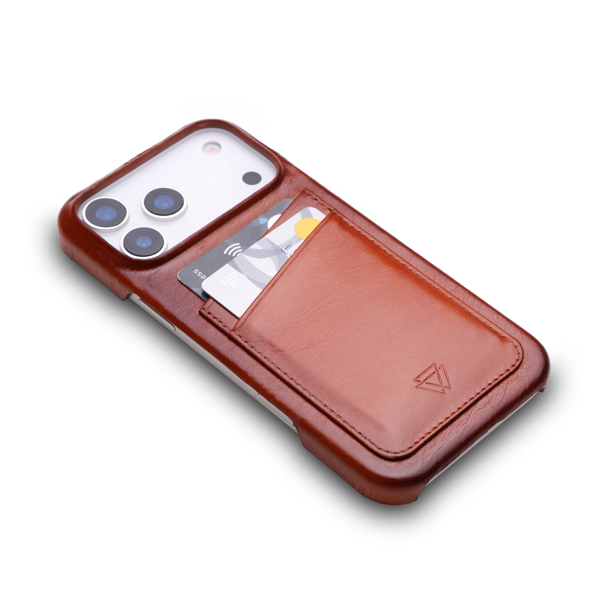 Full Wrap C.C | Handcrafted Full-Grain Leather Case for iPhone