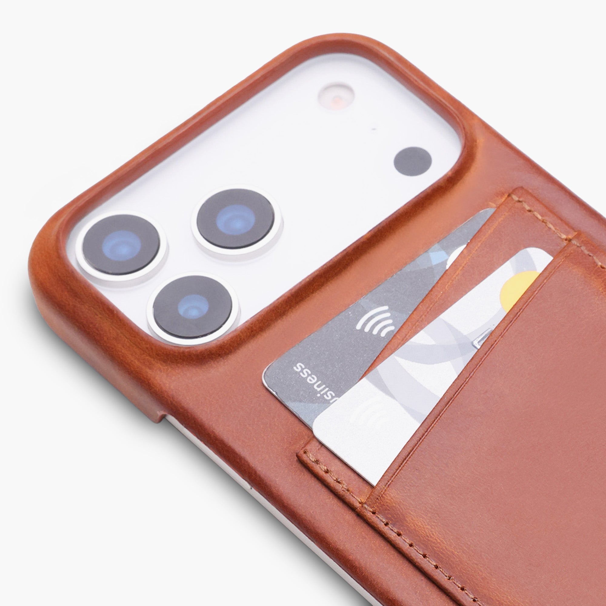 Full Wrap C.C | Handcrafted Full-Grain Leather Case for iPhone