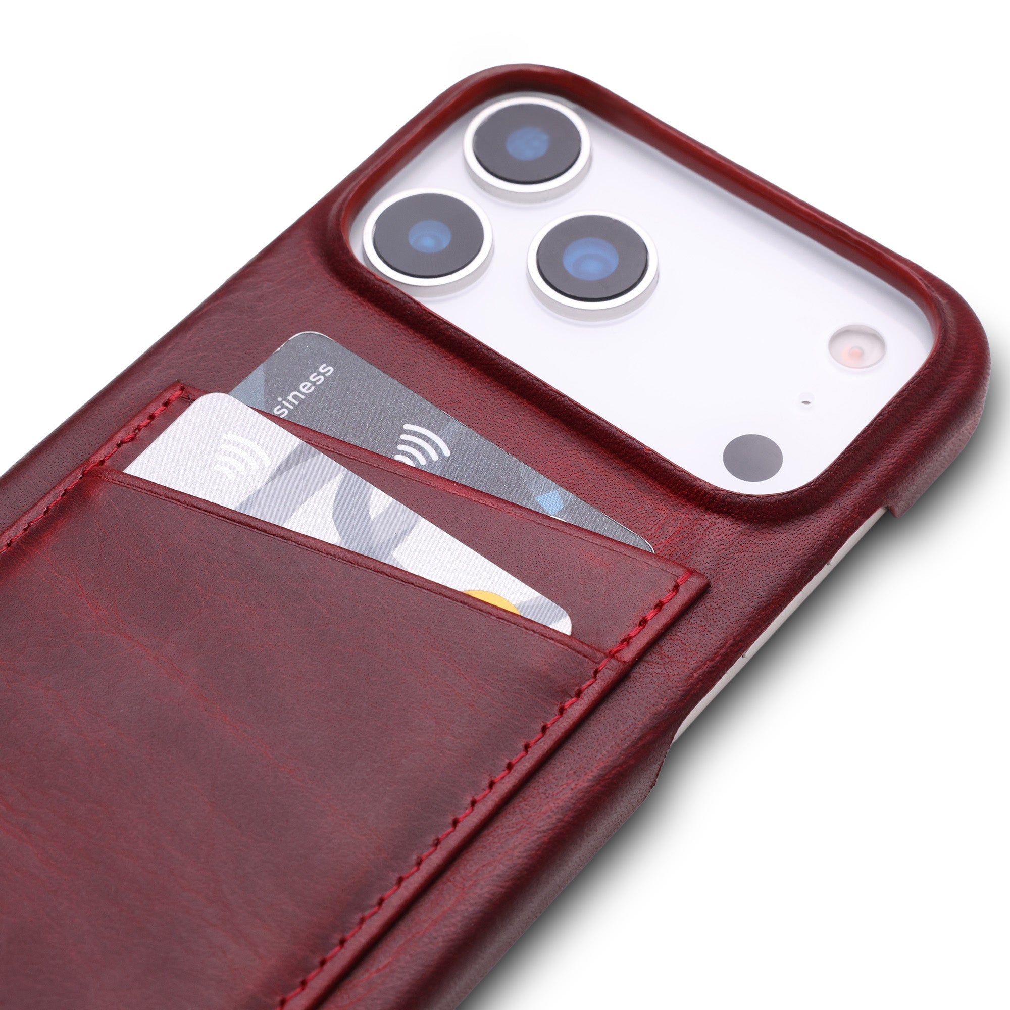 Full Wrap C.C | Handcrafted Full-Grain Leather Case for iPhone